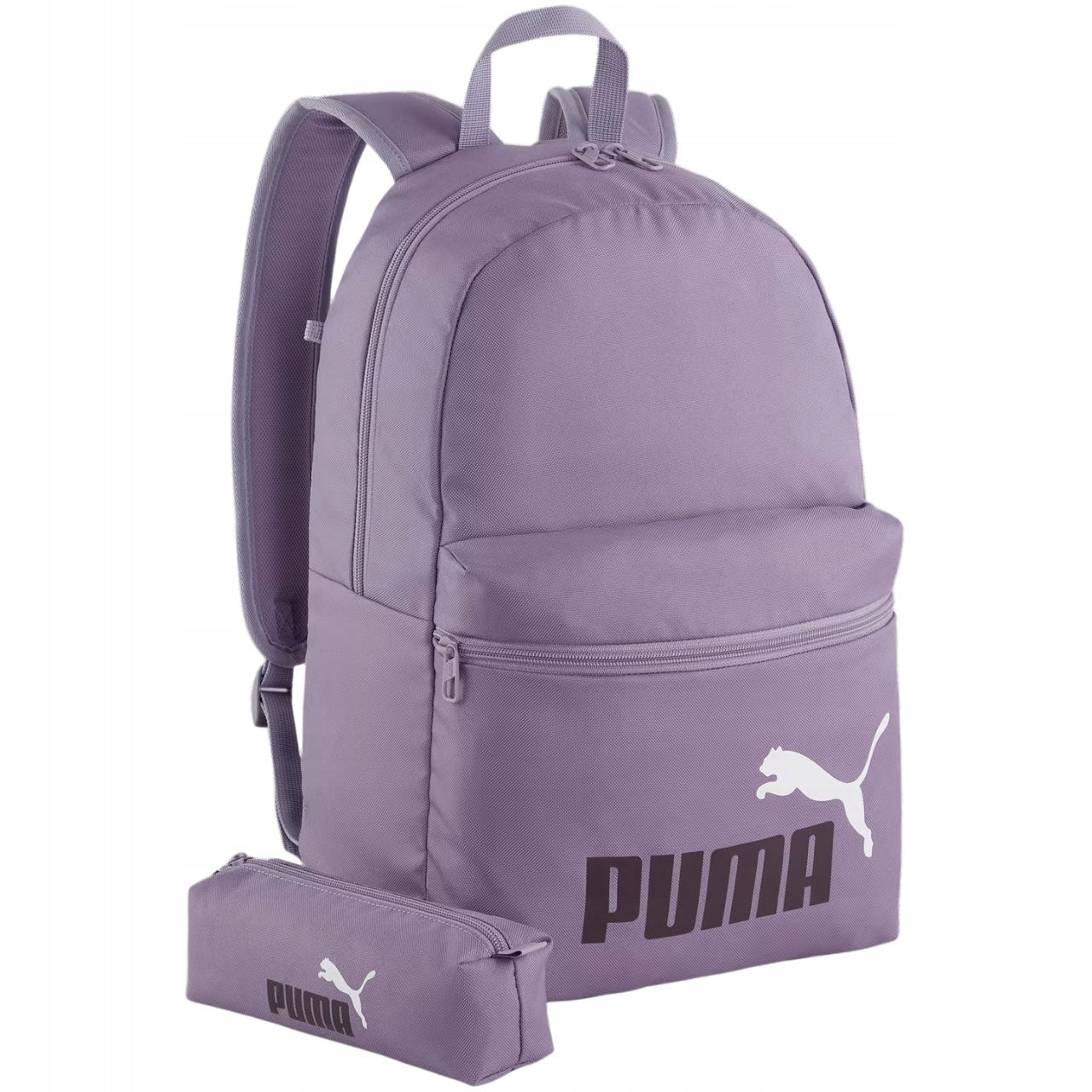 Single compartment school backpack Puma purple 22 l Phase + pencil case