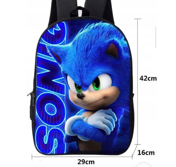 Single compartment school backpack Sonic multicolor