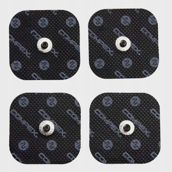 Single electrodes for Compex electrostimulators (5cm x 5cm) – 4 pcs. Brand Compex