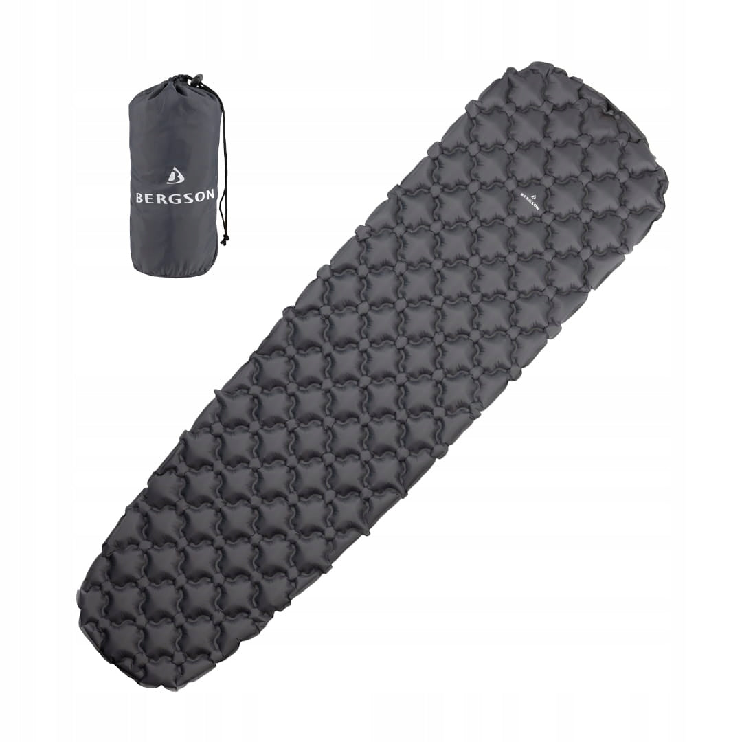 Single mattress BERGSON AIRLITE I Charcoal 190 × 57 × 5,5 cm