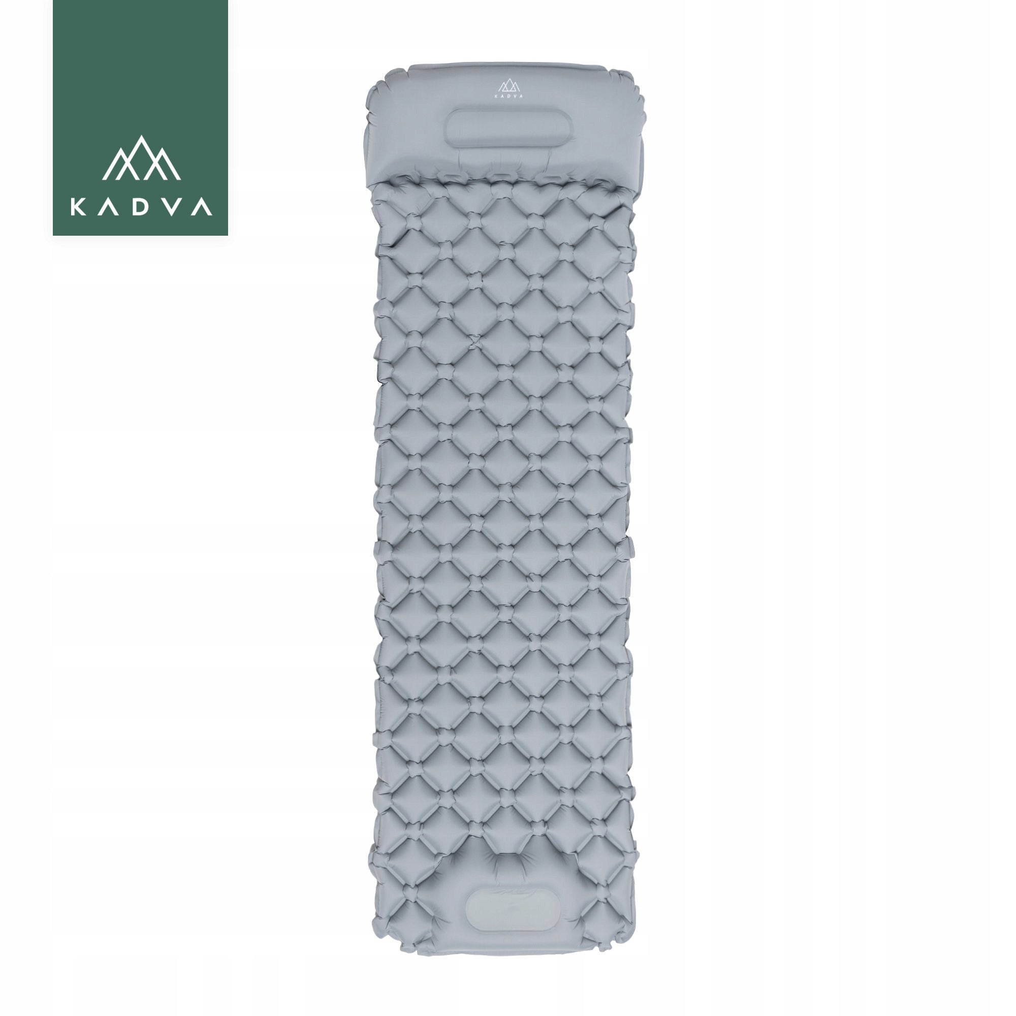 Single mattress Kadva 190 x 63 x 6 cm grey LIGHTWEIGHT DURABLE CAMPING Brand Kadva
