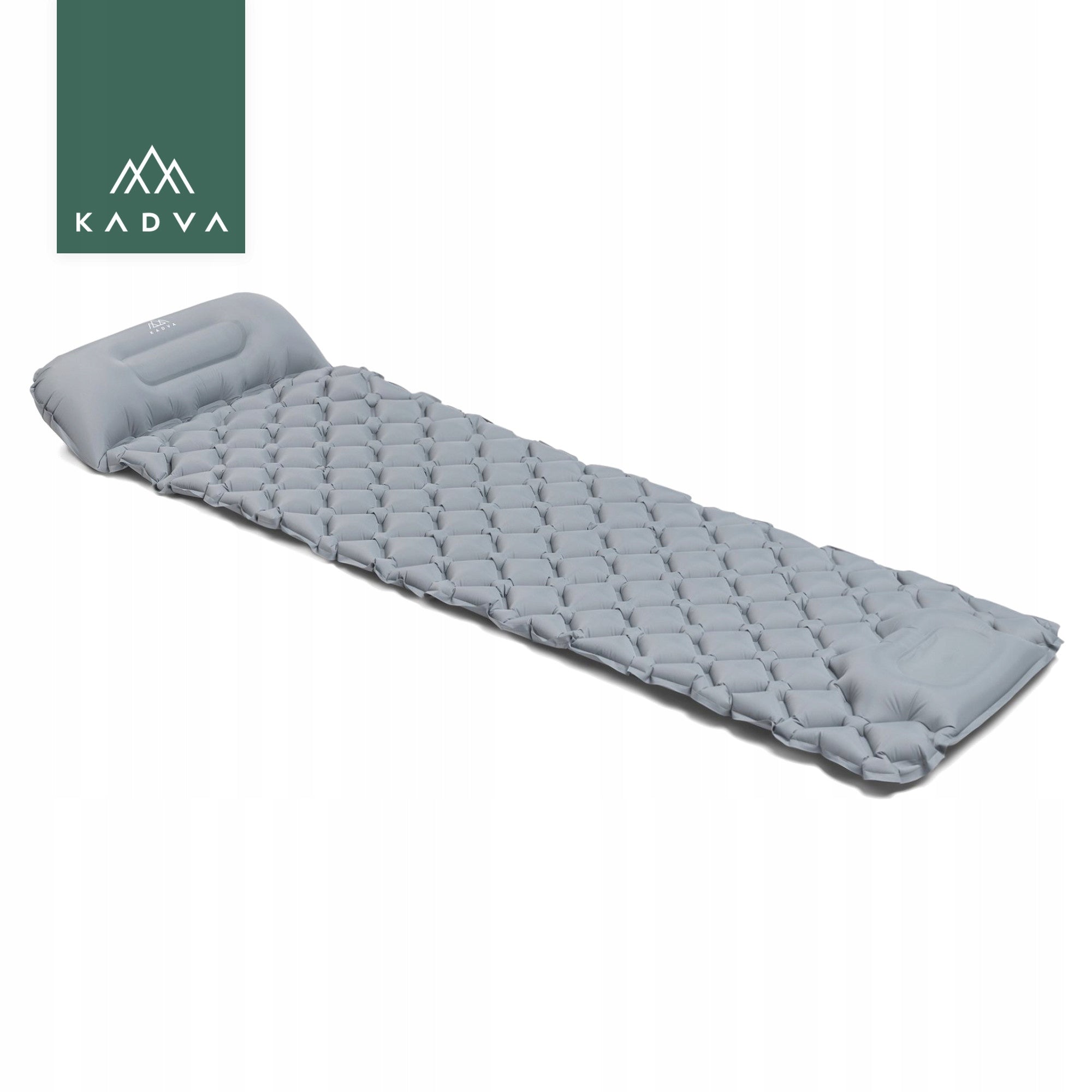 Single mattress Kadva 190 x 63 x 6 cm grey LIGHTWEIGHT DURABLE CAMPING Manufacturer code KDV-B4B001