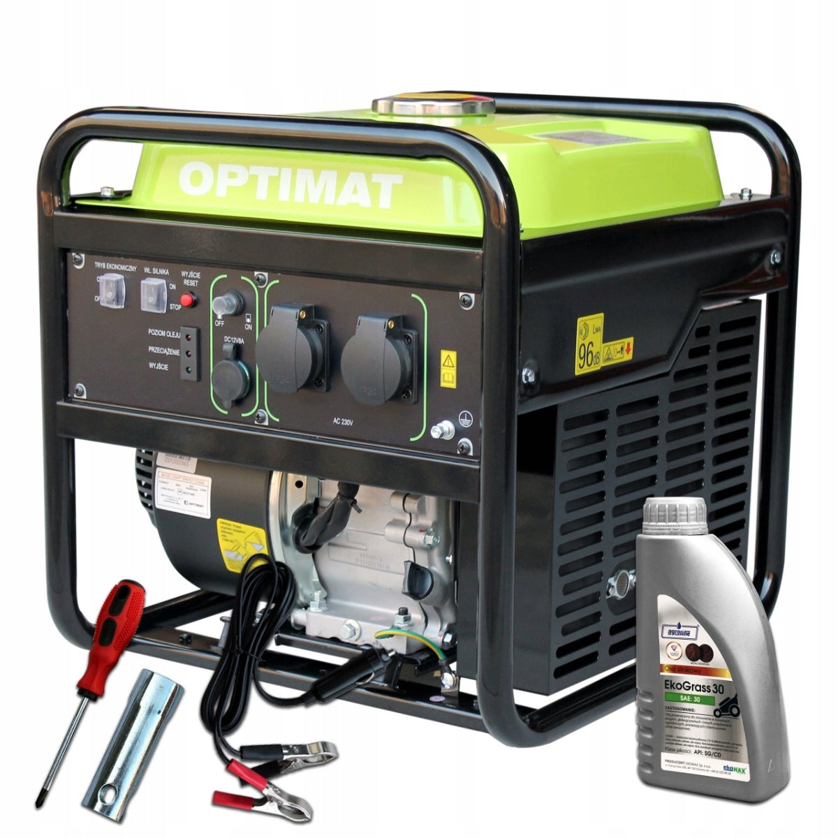 Single phase generator set OPTIMAT 3500W petrol+ oil freebie!