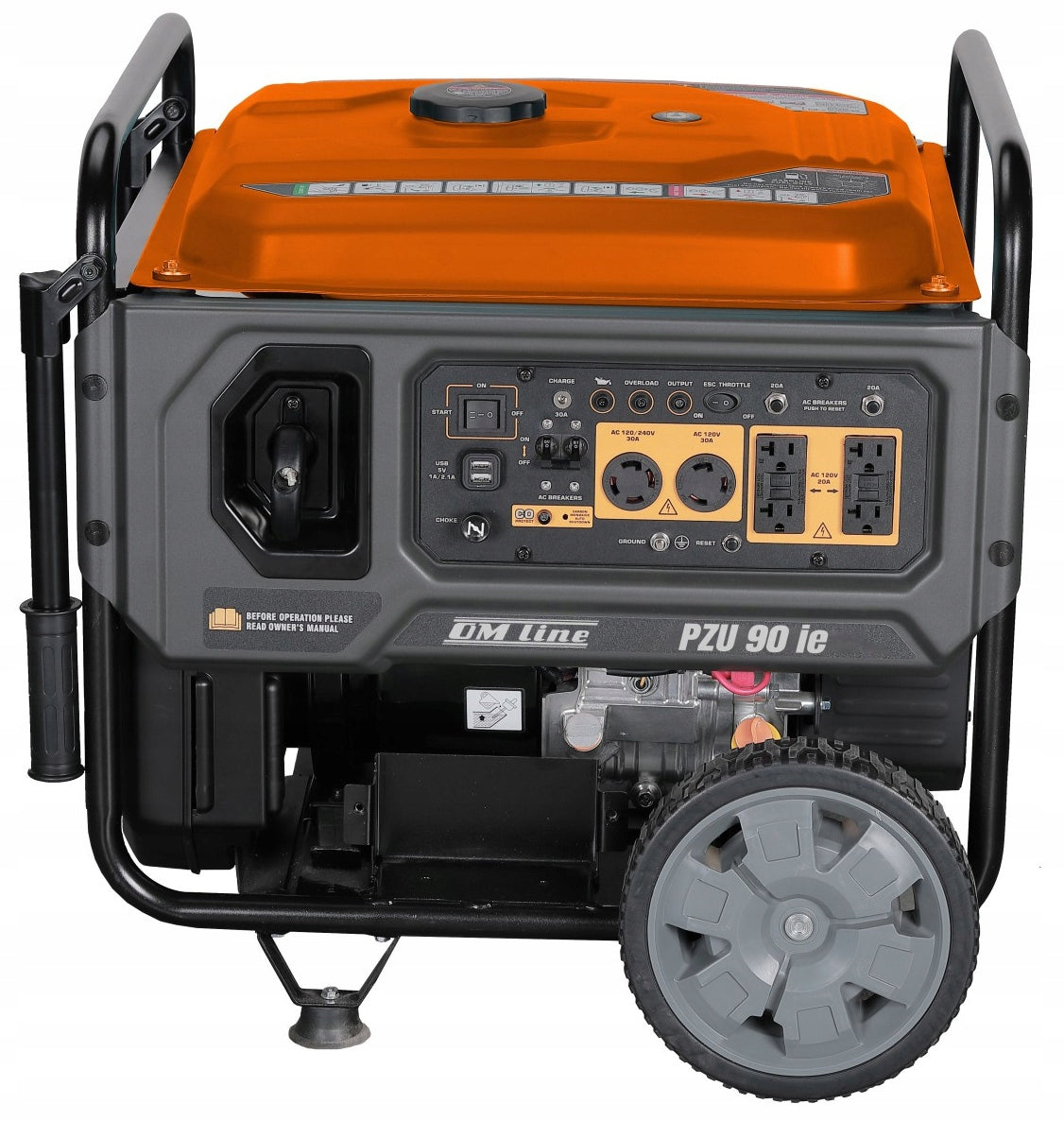 Single-phase inverter generator set OLEO-MAC PZU90I 7500 W petrol