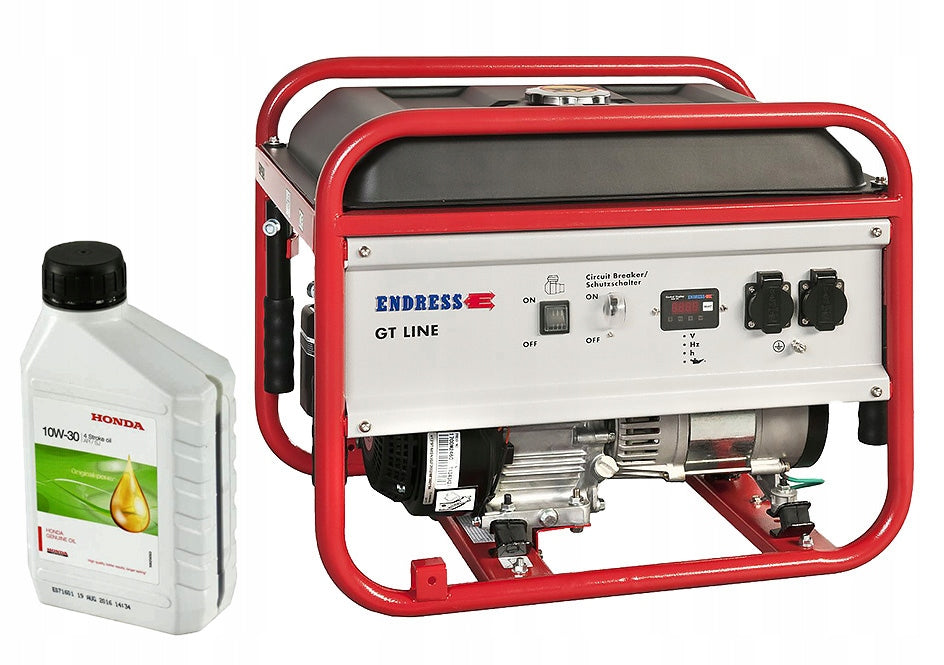 Single-phase portable generator set Endress 2800 W petrol sil Honda