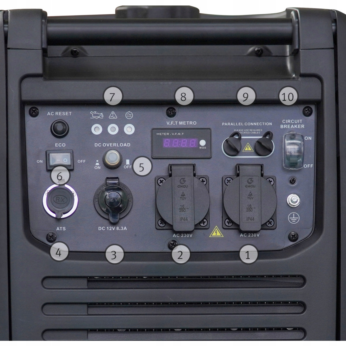 Single-phase portable generator set Unicraft 4000 W petrol Brand Unicraft