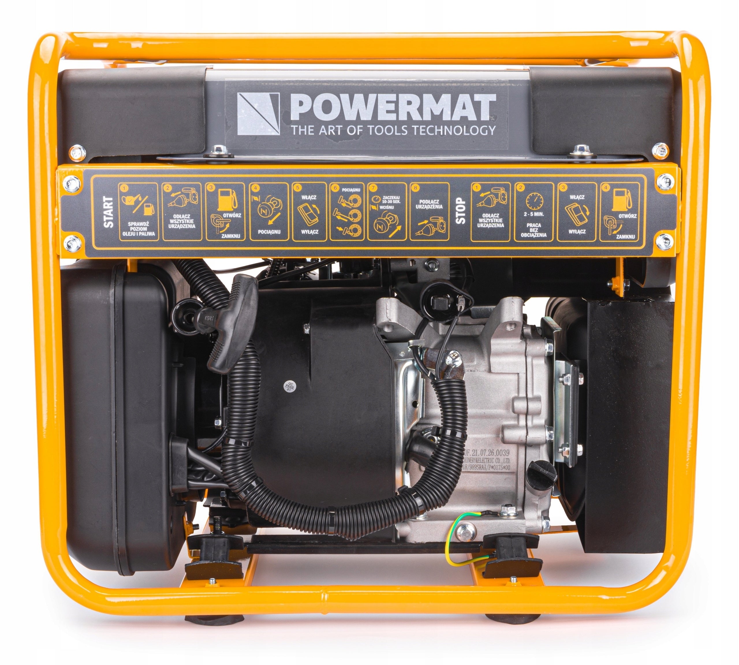 Single-phase stationary generator set Powermat 3500 W petrol Brand Powermat