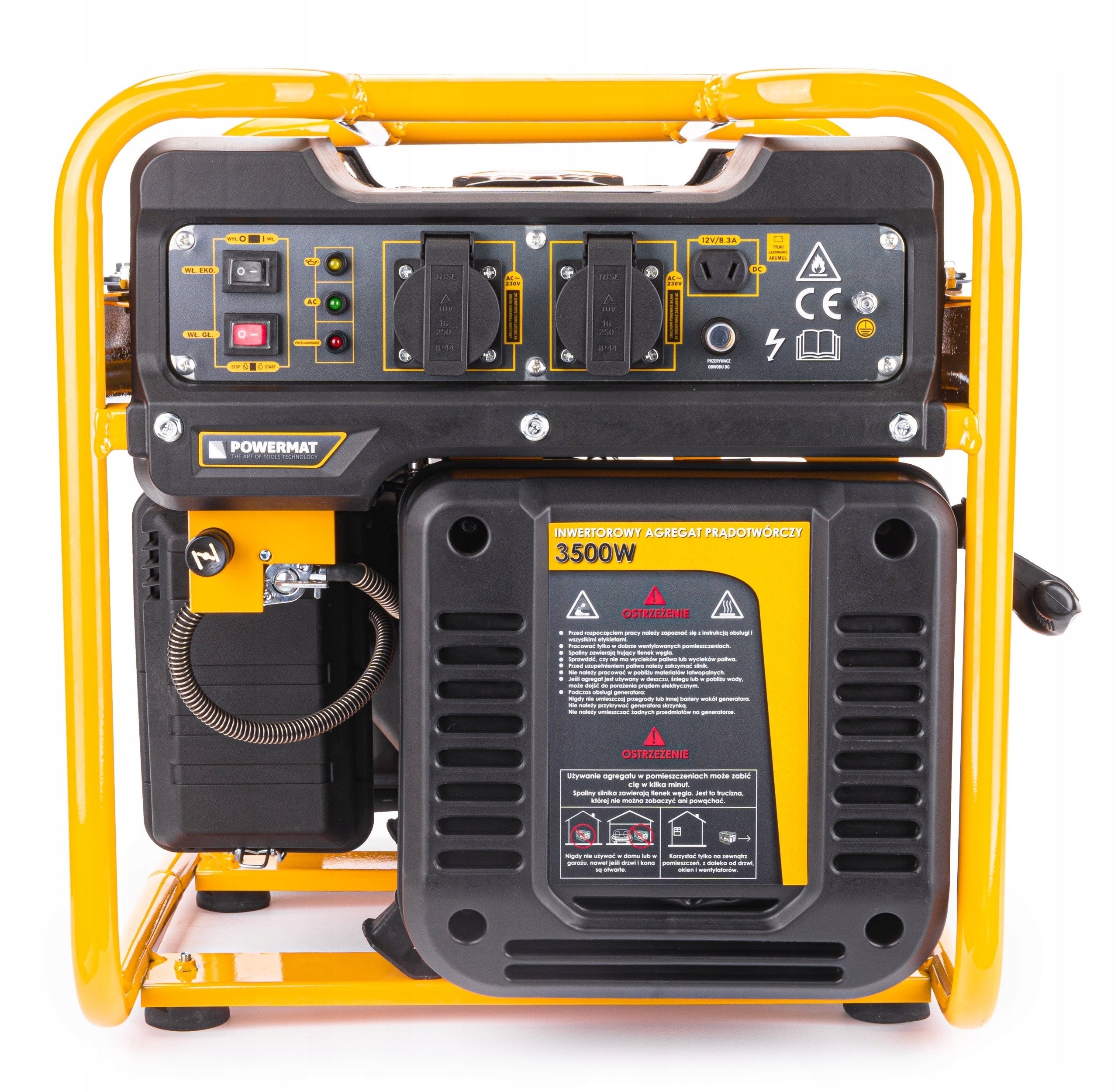 Single-phase stationary generator set Powermat 3500 W petrol Manufacturer code PM-AGR-3500IM