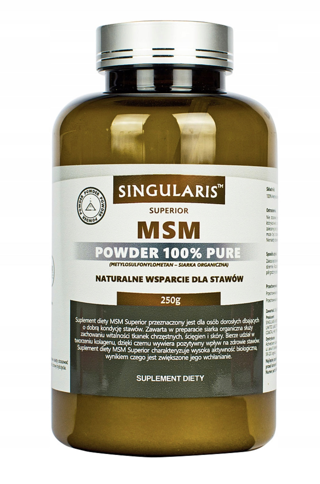 Singularis Superior MSM Powder 100% Pure Brand Singularis