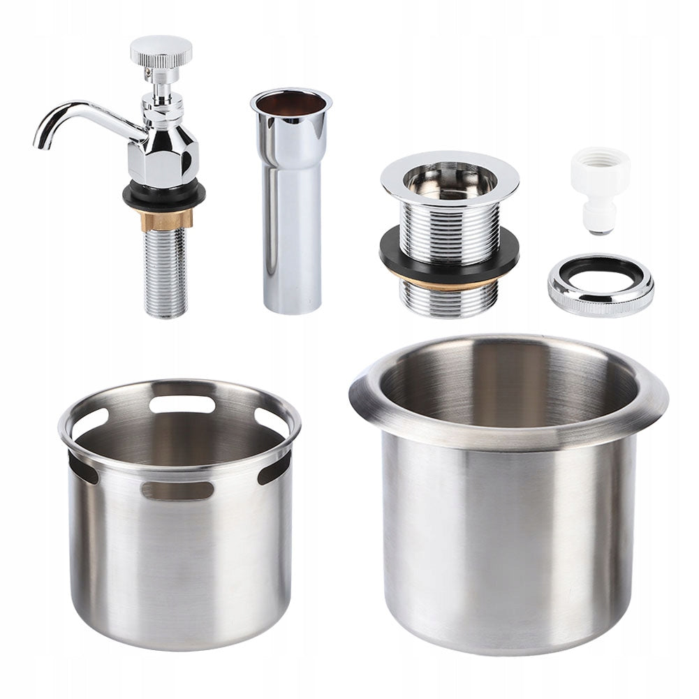 Sink Wash Faucet, Bar Counter Faucet, Cafe Faucet with Container pr