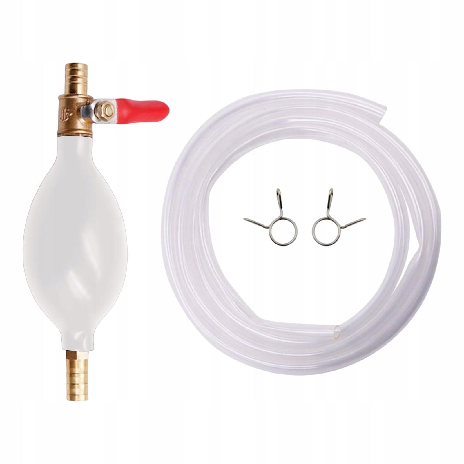 Siphon Pump Manual Hand Fuel Transfer Oil Liquid Hose Thickened 12mm Brand no brand