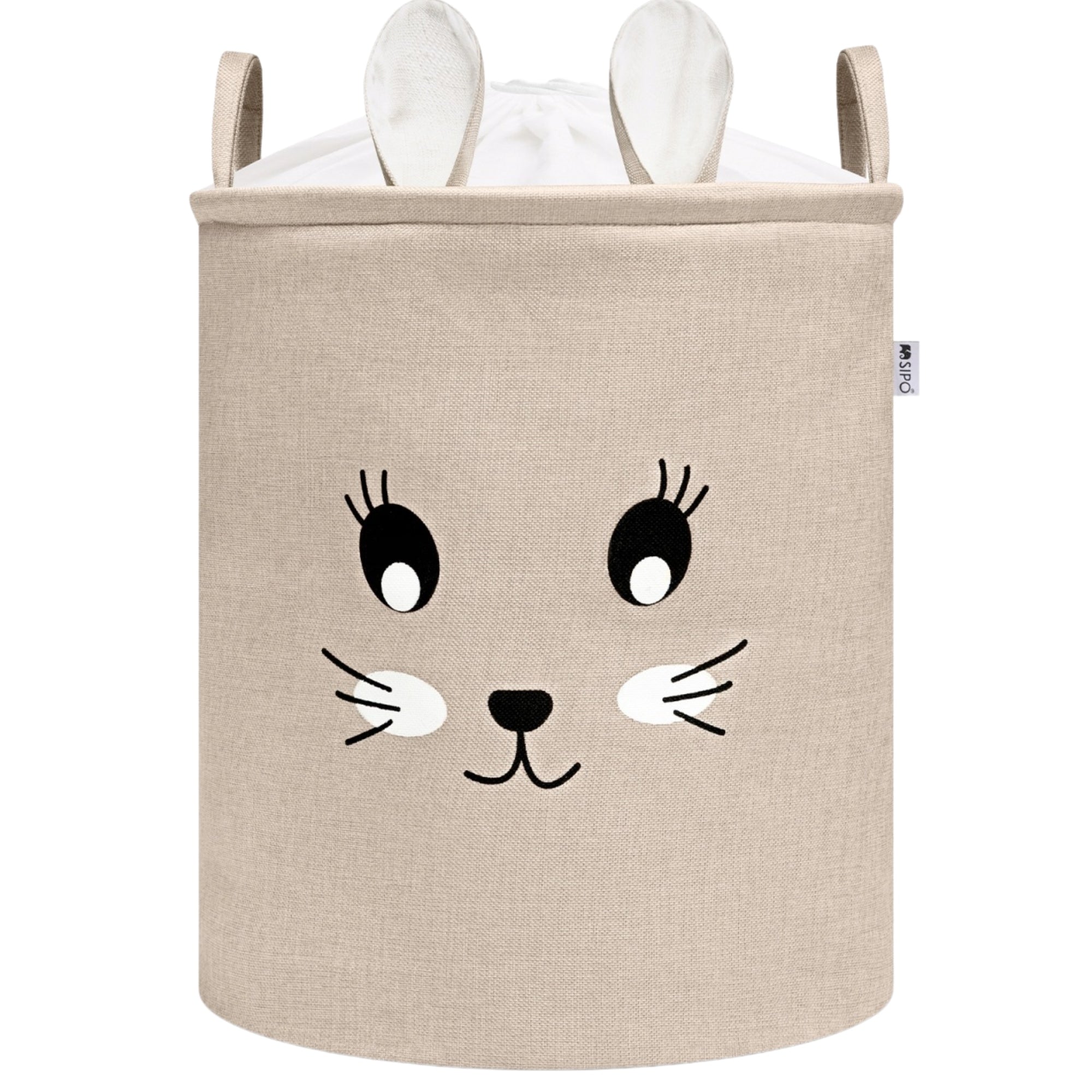 Sipo XXL PREMIUM toy basket with drawstring Rabbit 40x40x50