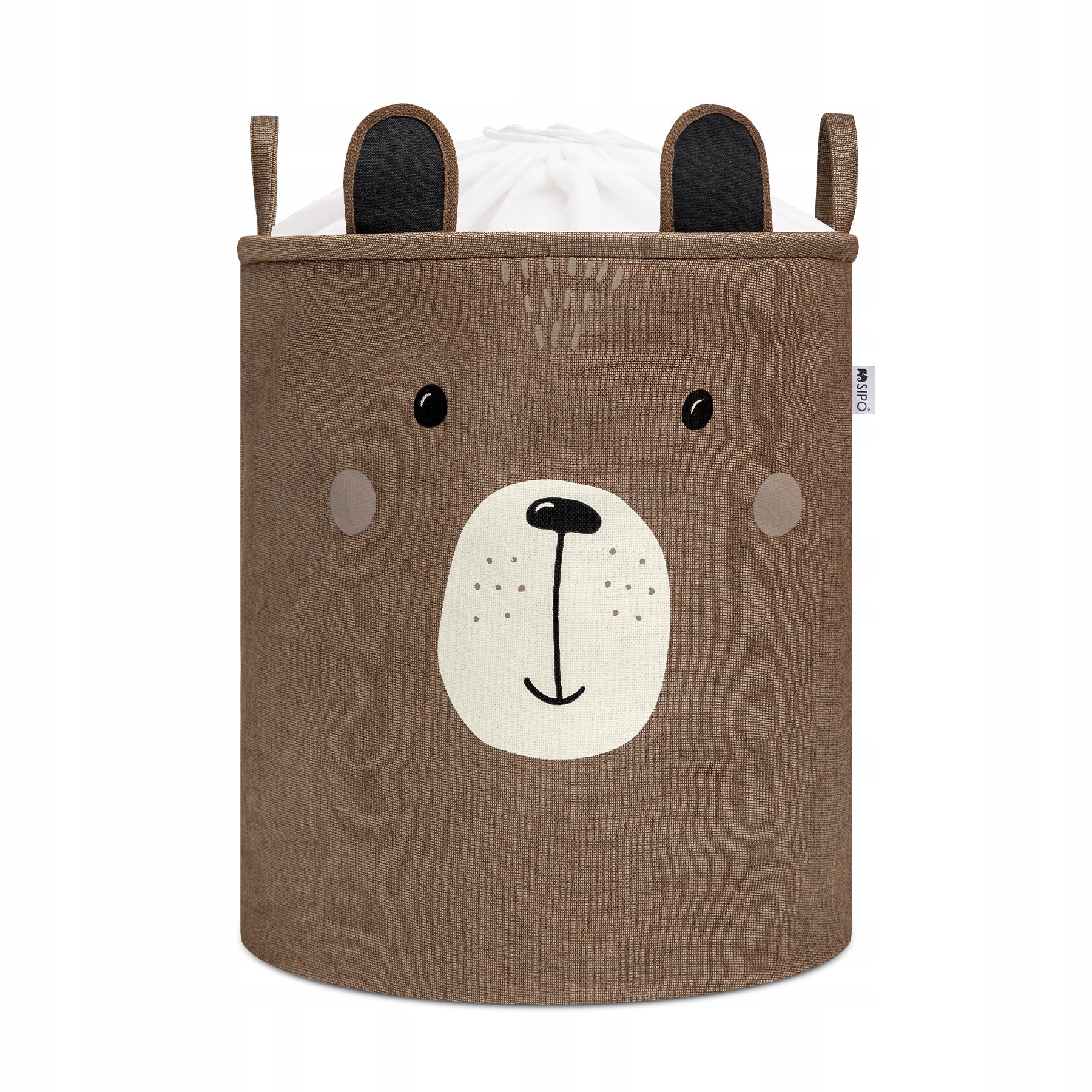 Sipo XXL TOY BASKET Organizer for Children 63L Brown Bear Packaging status original