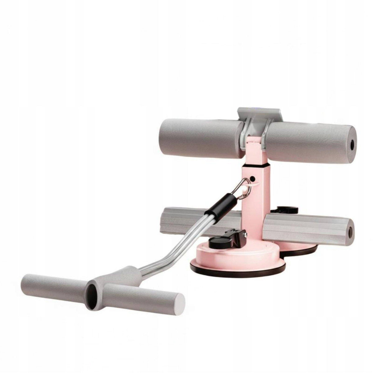 Sit Up Helper Fitness Equipment Large Suction Home Abdominal Trainer Pink