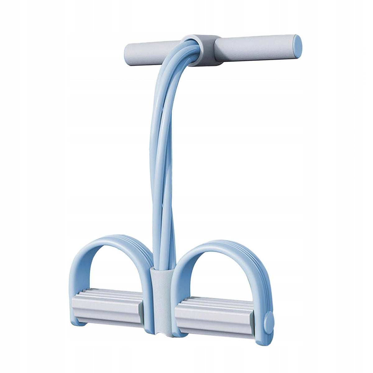 Sit-Up Pedal Resistance Band - Elastic Sit-Up Pull Rope Exerciser - Blue Brand no brand
