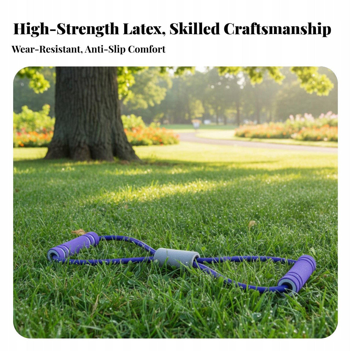 Sit Up elastic Band, upper limb & Leg Pull Rope, 4 Tube/6 Tube, Home Blue Packaging status original