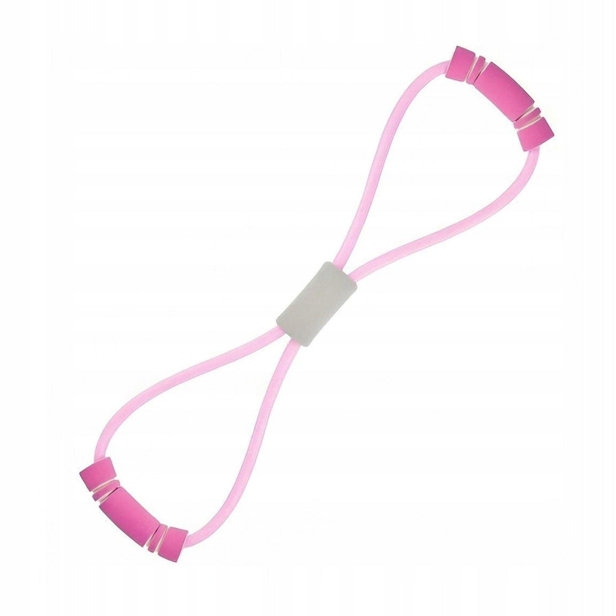 Sit Up elastic Band, upper limb & Leg Pull Rope, 4 Tube/6 Tube, Home Pink