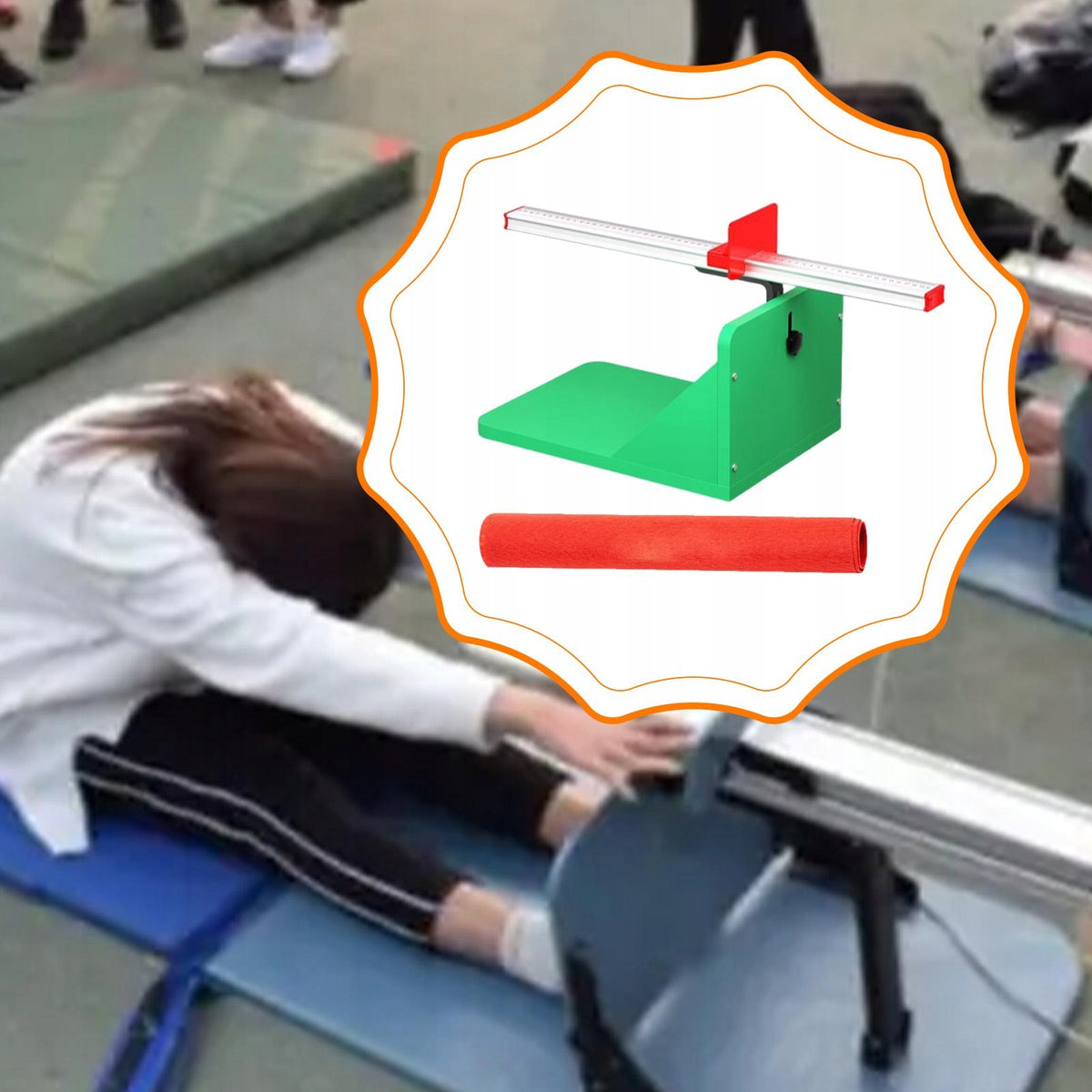 Sit and Reach Tester Auxiliary Instrument Ligament Tester Gauge Flexibility