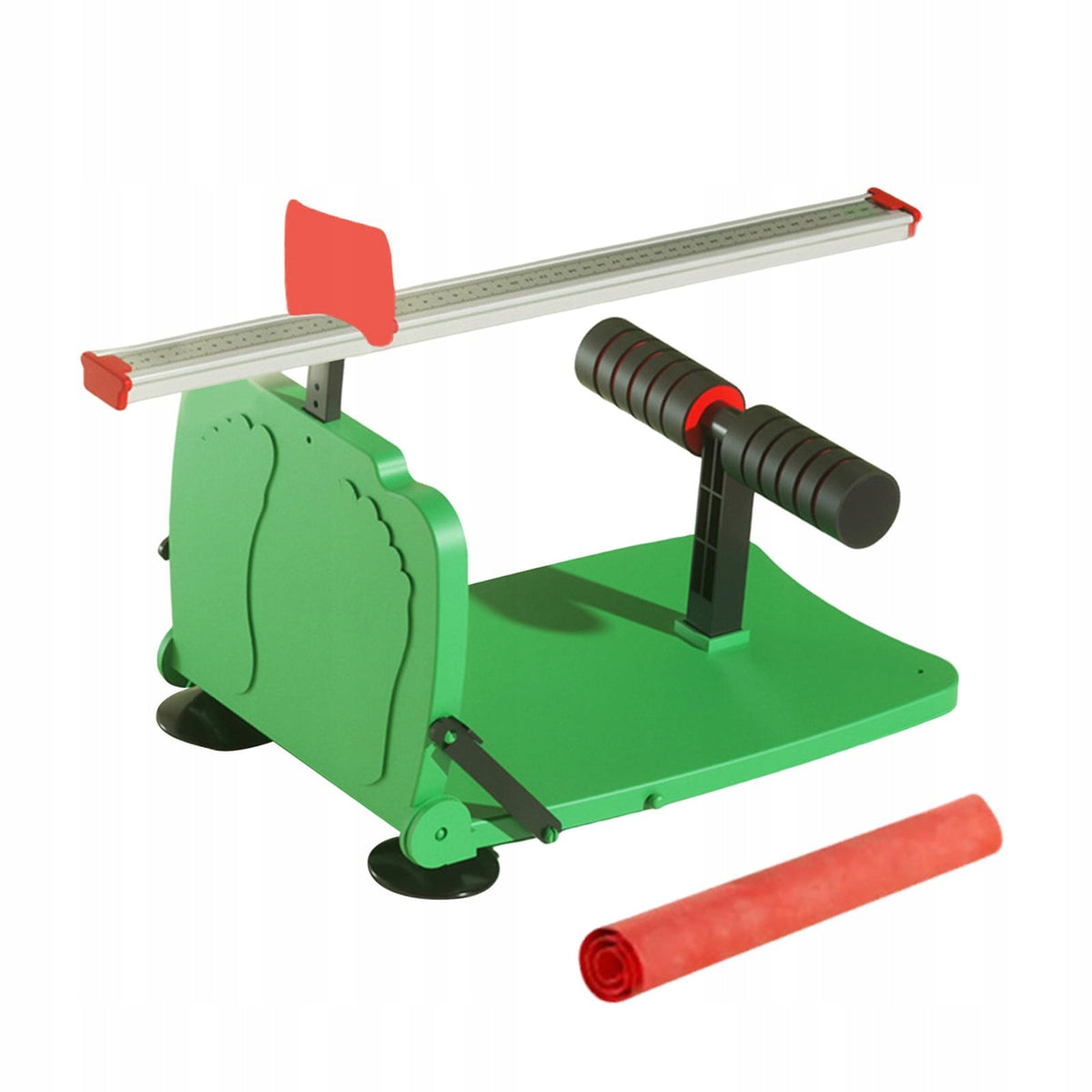 Sit and Reach Tester Padded Ankle Support Ab Machine Measuring Tool Green Brand no brand