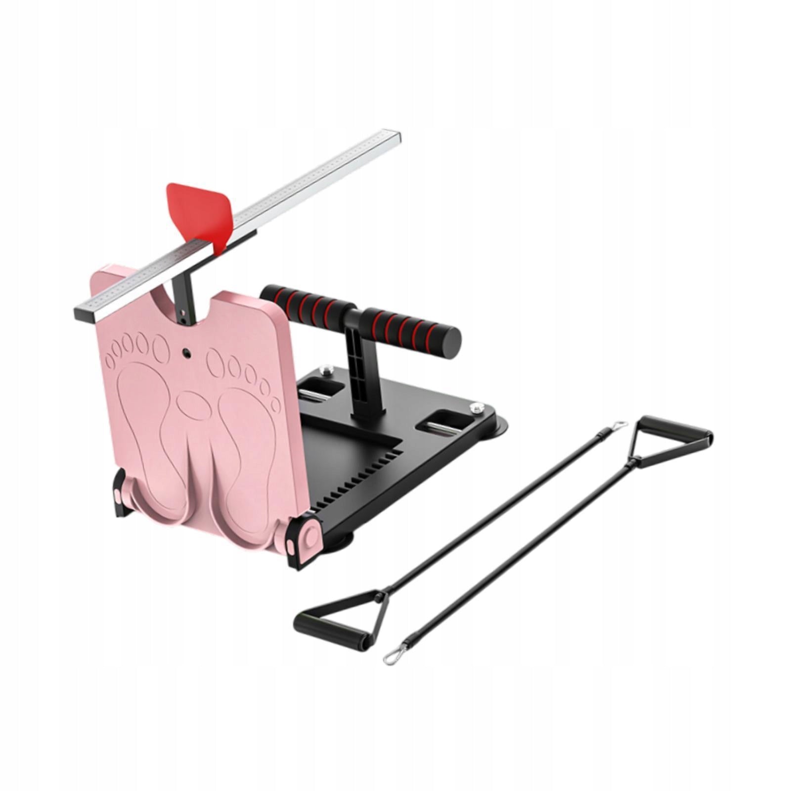 Sit and Reaching Tester Exercise Compact Fitness Equipment Ligament Pink