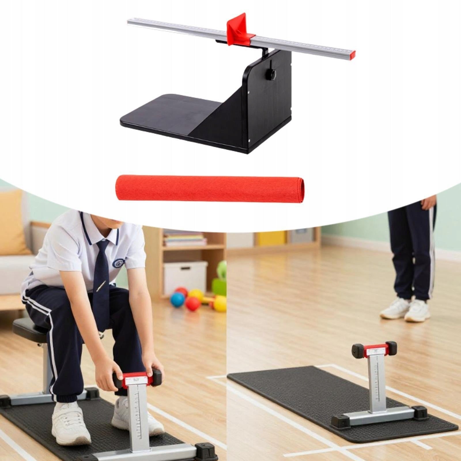 Sit and Reaching Tester Workout Equipment Multifunctional Flexibility