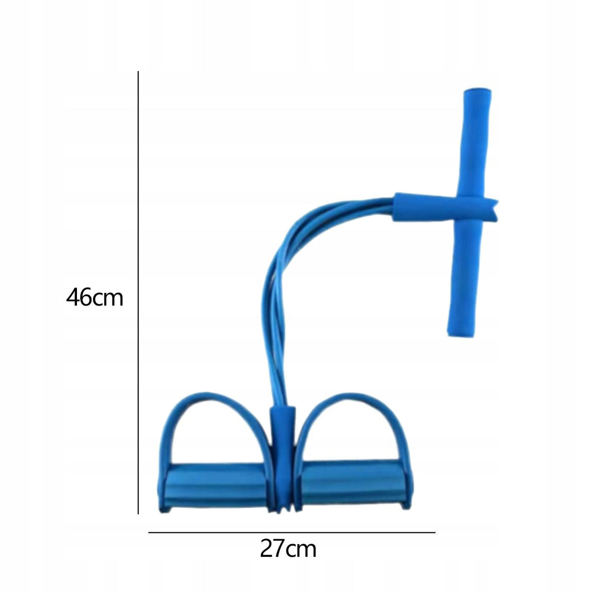 Sit up Pull Rope Elastic Pedal Puller Resistance Band 4 Tube Brand no brand
