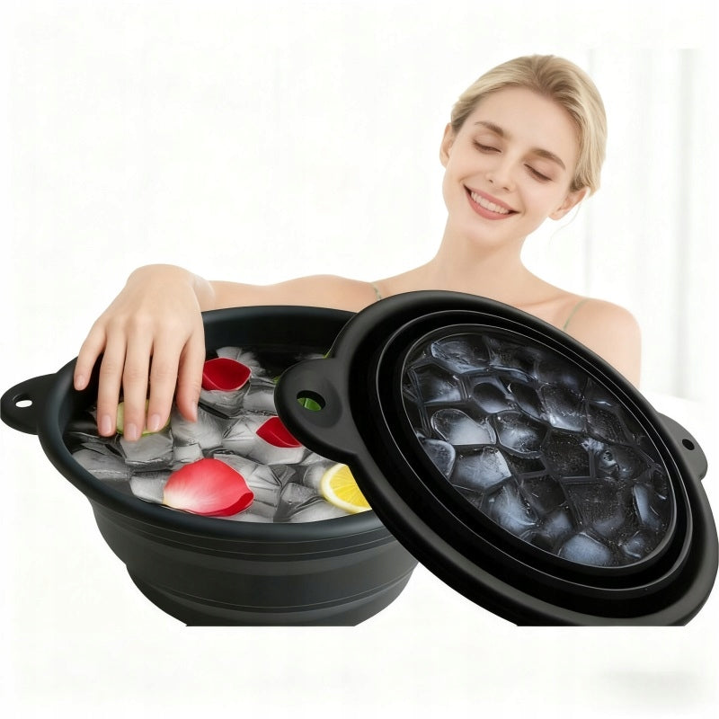 Skadana ice bath bowl on face deep walking effect