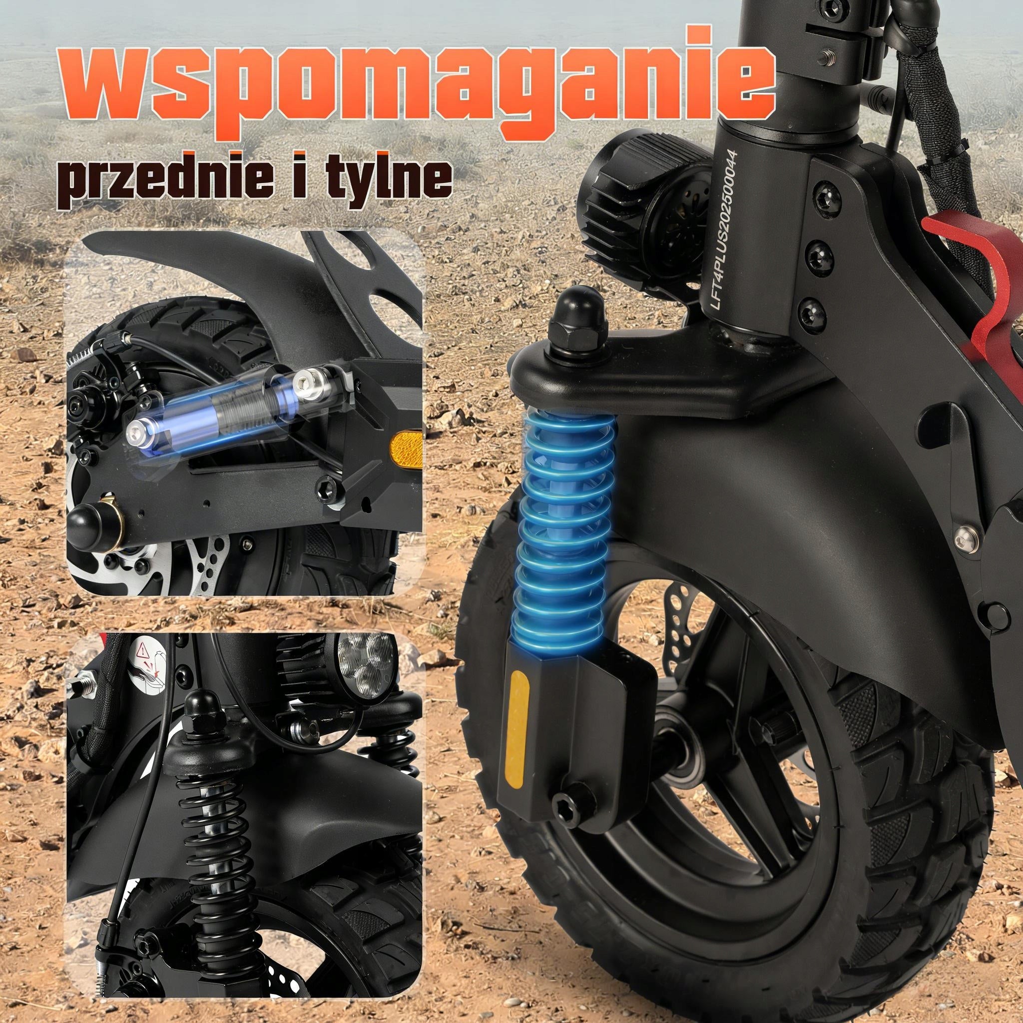 Składany Hulajnoga elektryczna 10" 800 W 48 V 18.2 Ah E-Scooter Model Hulajnoga Elektryczna YL-T4EU