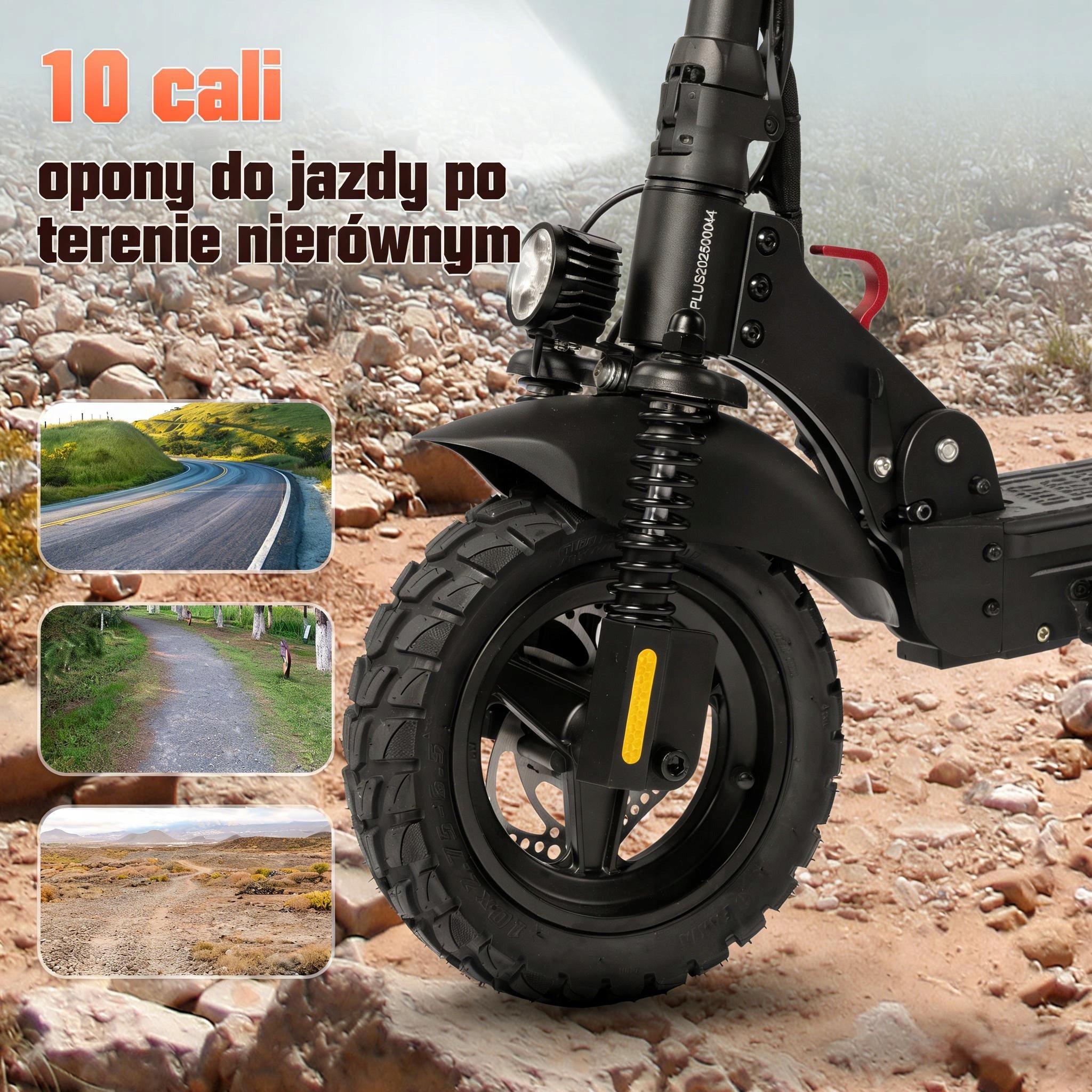 Składany Hulajnoga elektryczna 10" 800 W 48 V 18.2 Ah E-Scooter Weight 23.5 kg