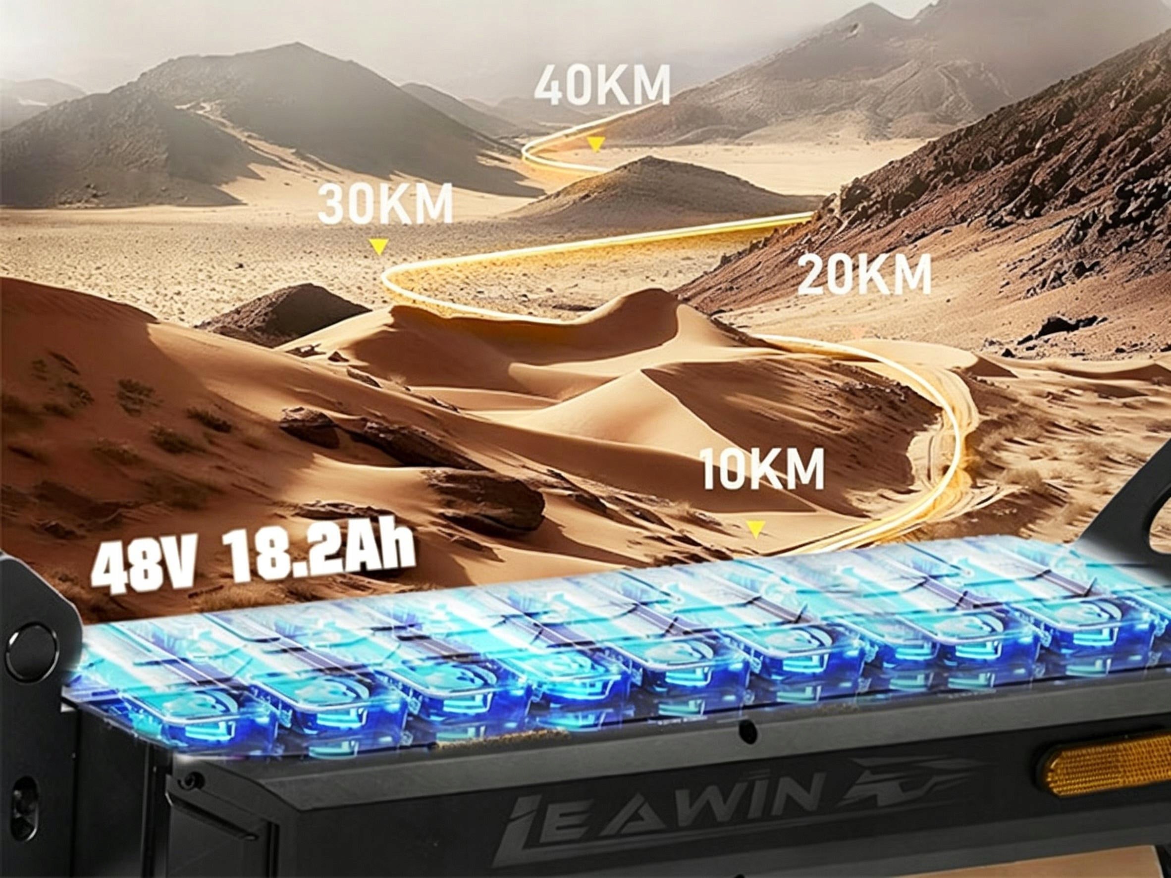 Składany Hulajnoga elektryczna dla dorosłych 80KM 800W 874Wh 10" E-scooter Weight 23.5 kg