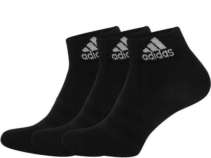 Socken Adidas Cush Ank 3PP DZ9379, schwarz 