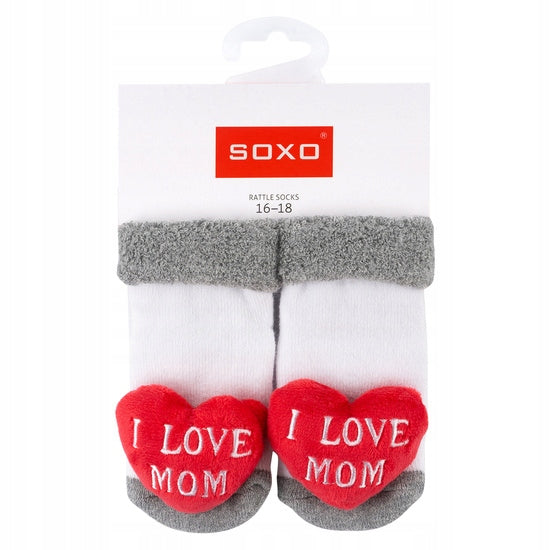 Sockenset für Babys Soxo, verschiedene Farben, 3-tlg. 