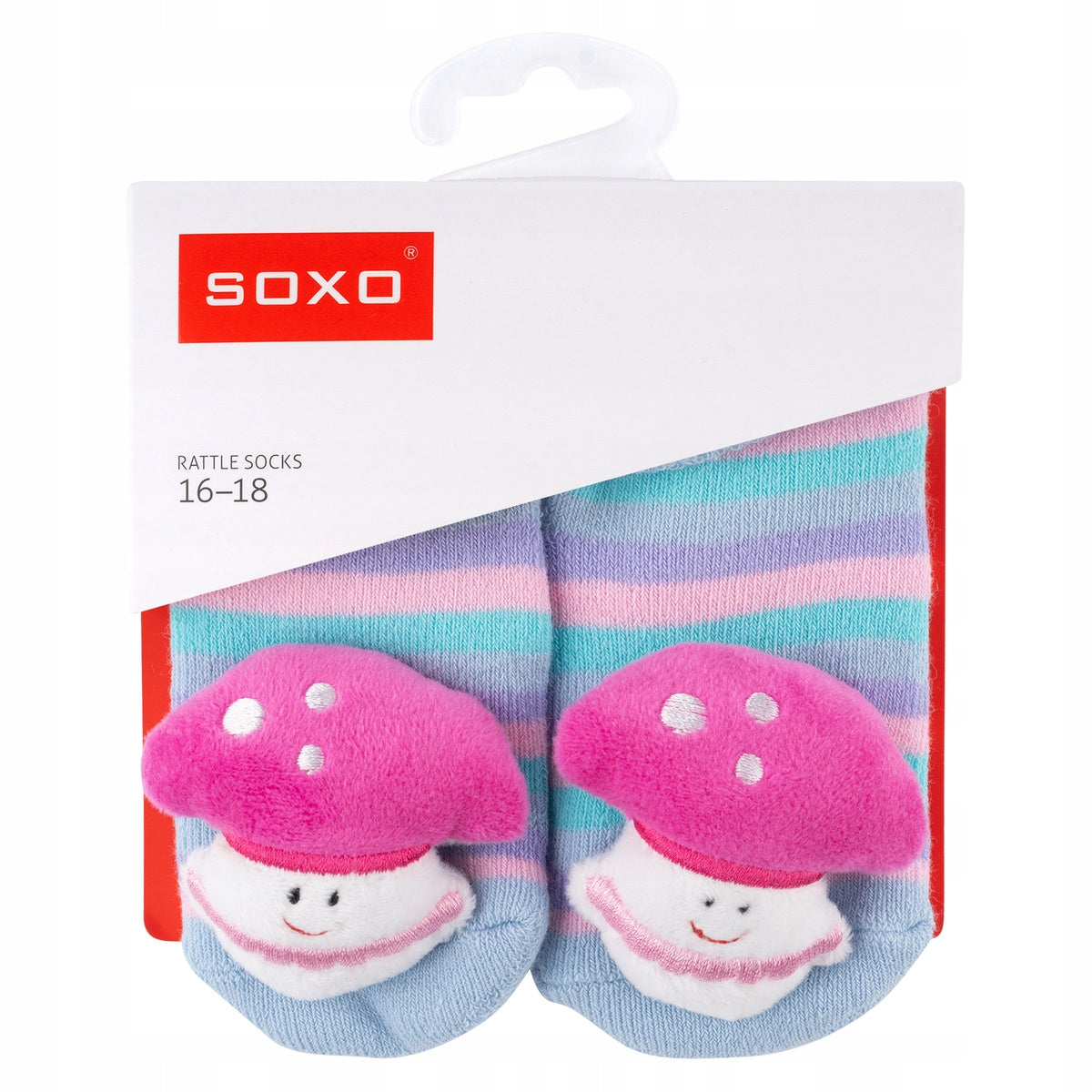 Sockenset für Babys Soxo, rosa, 3-tlg. 