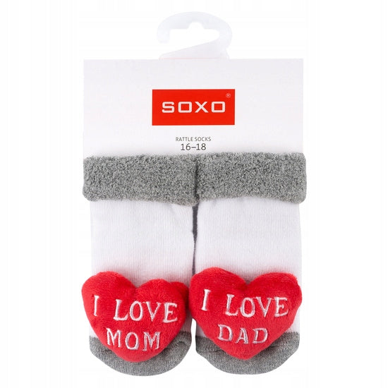 Sockenset für Babys Soxo, grau, 2-tlg. 