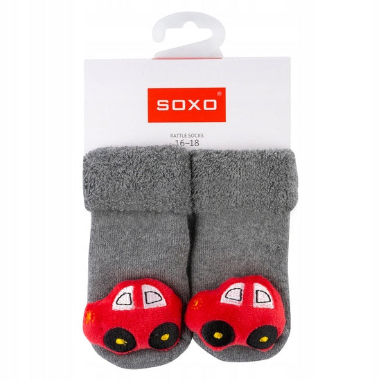 Sockenset für Babys Soxo, grau, 2-tlg. 