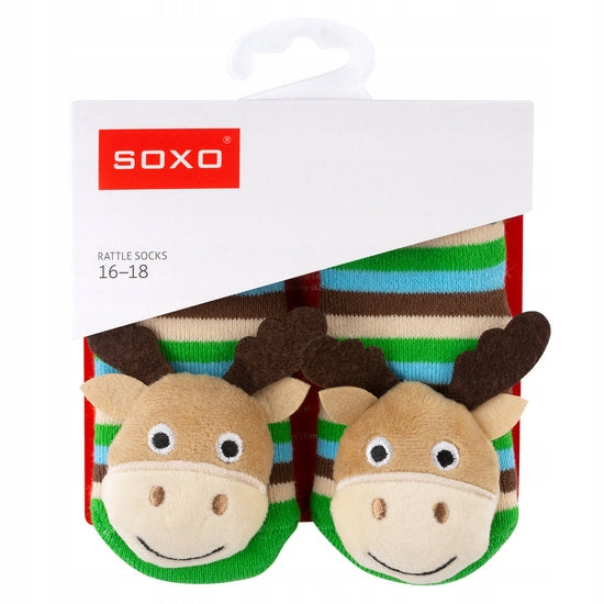 Sockenset für Babys Soxo, verschiedene Farben, 3-tlg. 