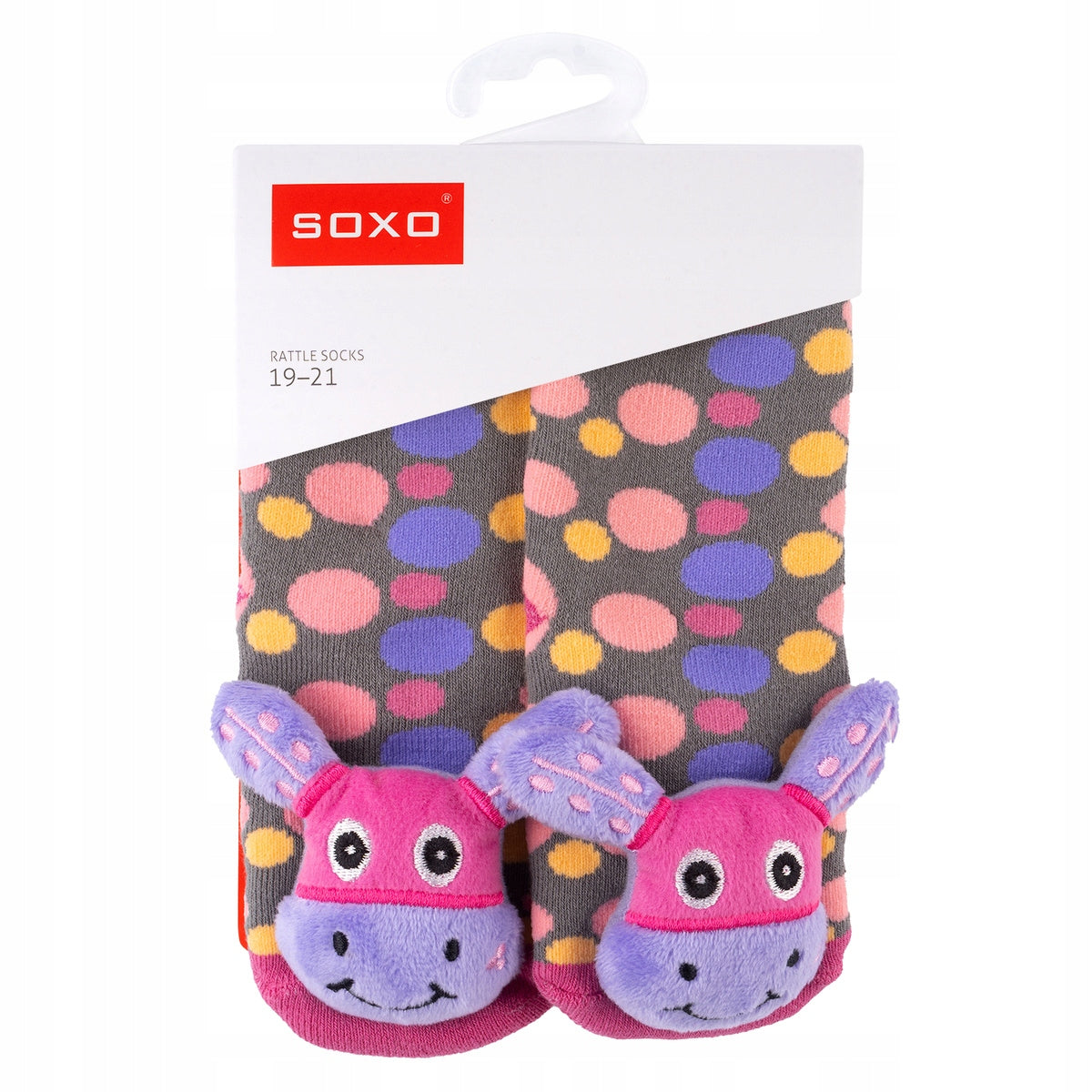 Sockenset für Babys Soxo, rosa, 3-tlg. 