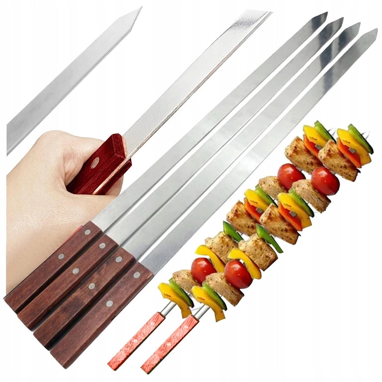 Skewer Skewers Skewer For Grill Metal 50 cm 4 pieces