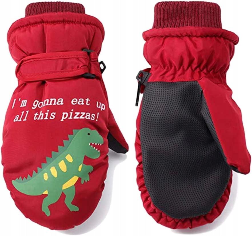 Ski gloves girl Color white