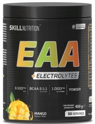 Skill Nutrition EAA + Electrolytes Mango - Electrolyte Drink Mix 450g
