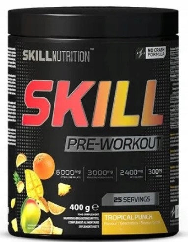 Skill Nutrition Pre-Workout Tropical punch 400 g