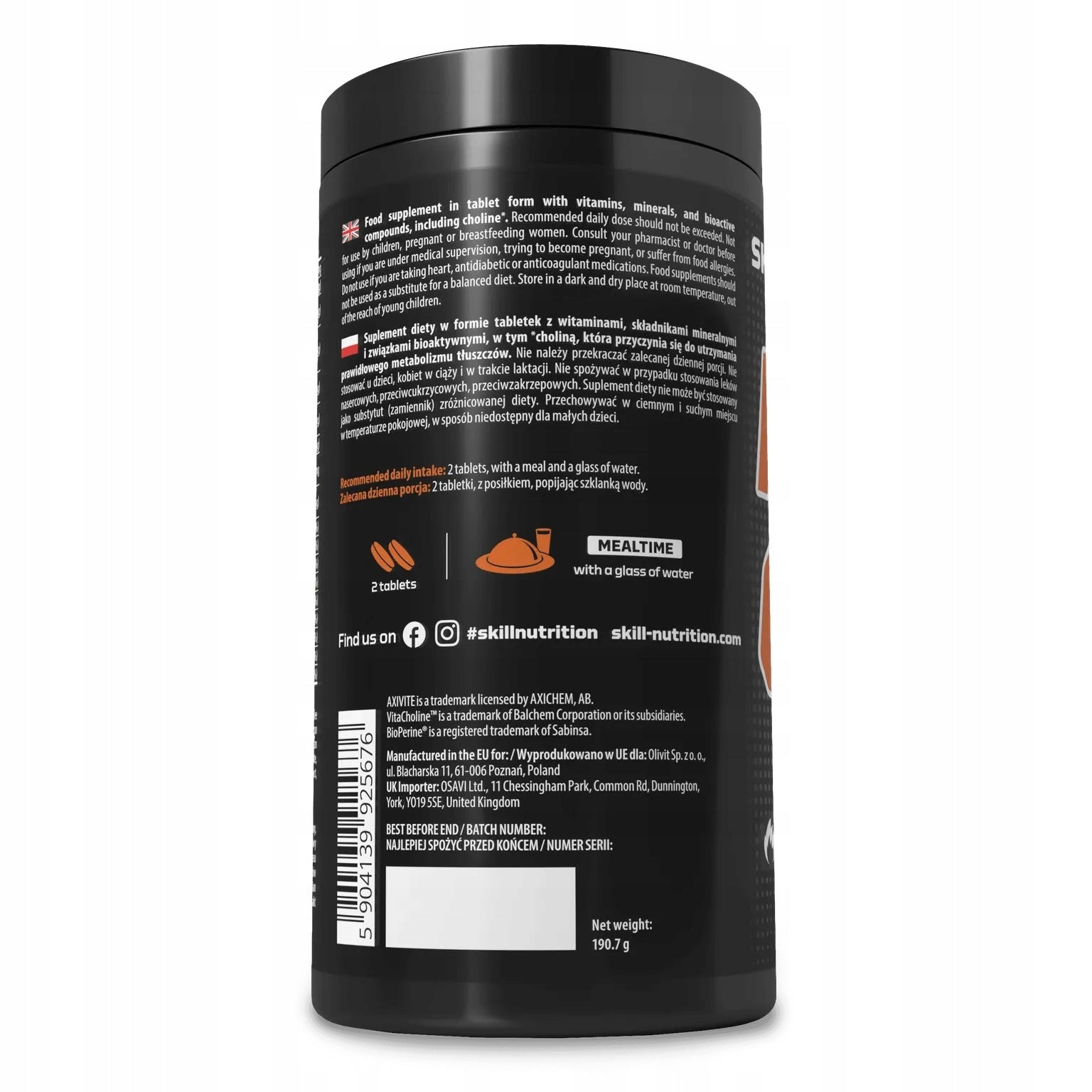 Skill Pro Cut Fat Metabolism Support BURNER REDUCER POWERFUL BURNER 90tab Packaging status original
