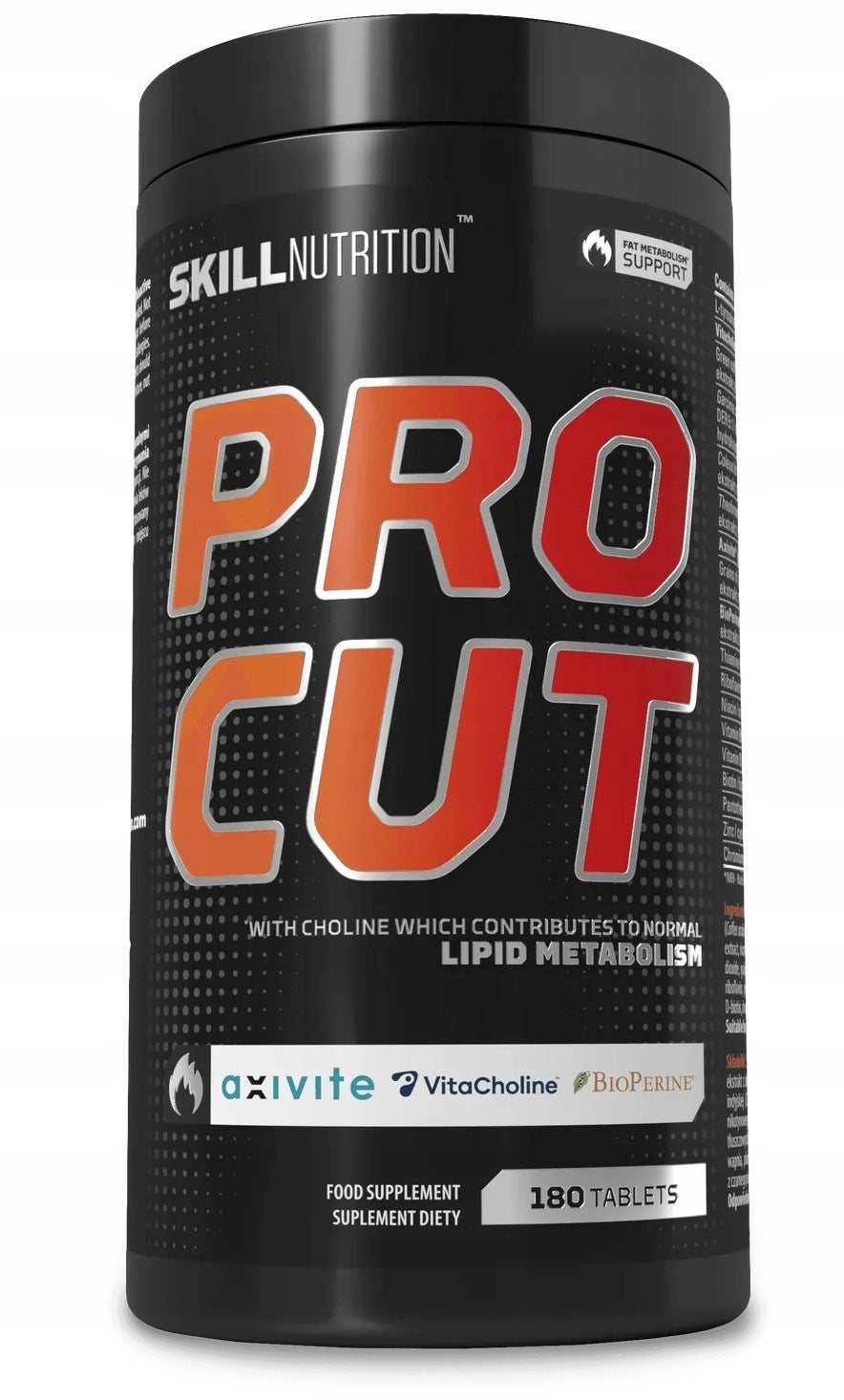 Skill Pro Cut Fat Metabolism Support BURNER REDUCER POWERFUL BURNER 90tab