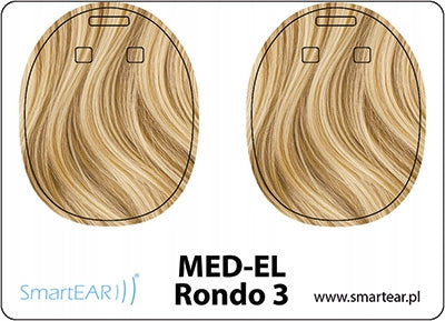 Skin for processor MED-EL Rondo 3 - blonde hair