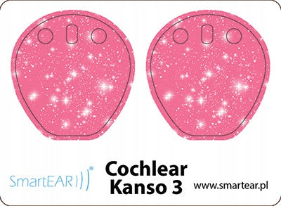 Skins for Cochlear Kanso 3 processor - pink