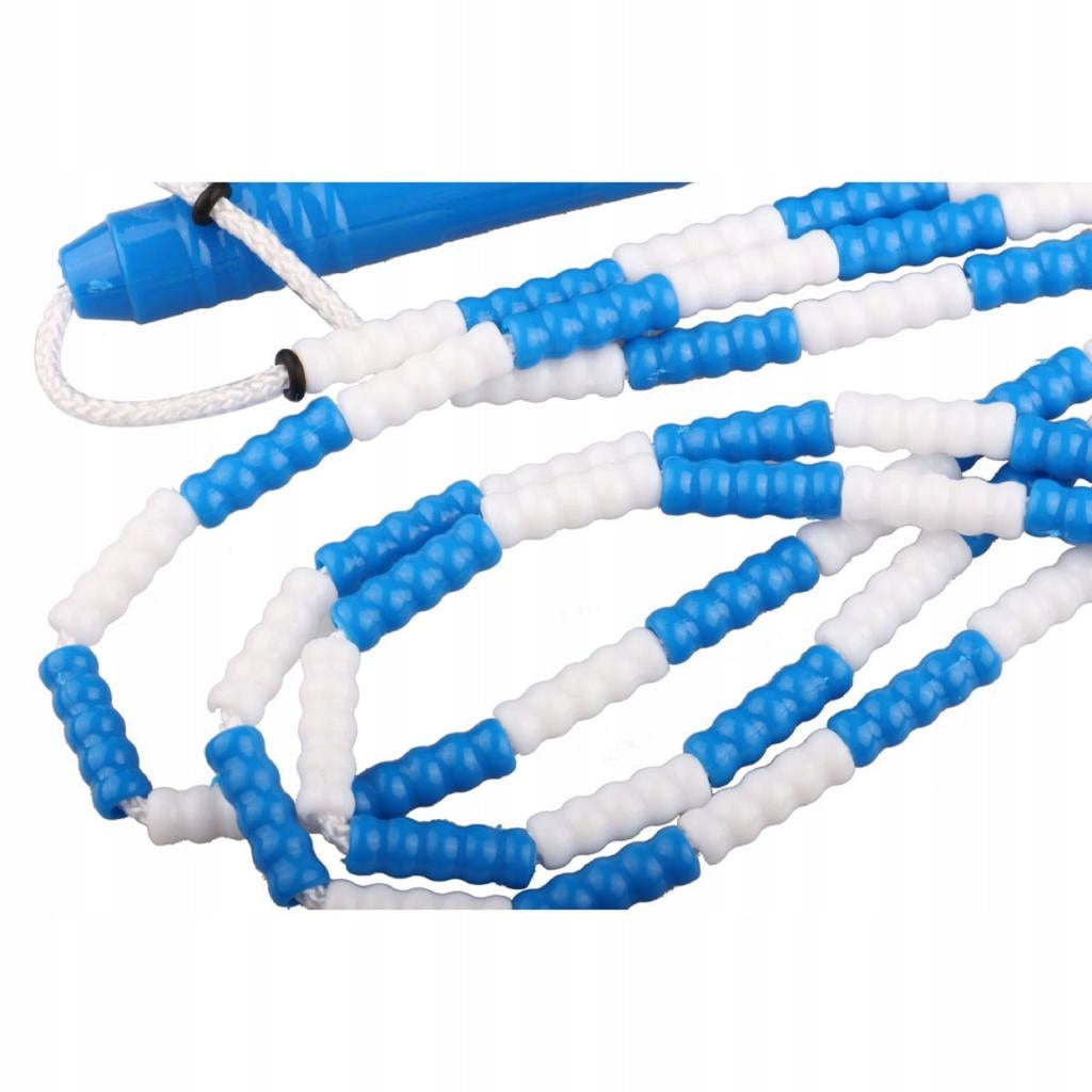 Skipping Rope Beaded Playground Rope For Kids And Adults, Blue + White Manufacturer code 02275011312
