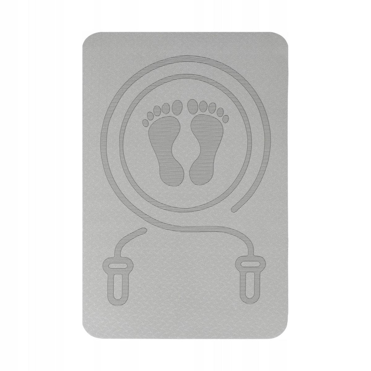 Skipping Rope Mat, Rope Jumping Mat, Shockproof, Non Slip, Fitness Gray Manufacturer code 00454090890