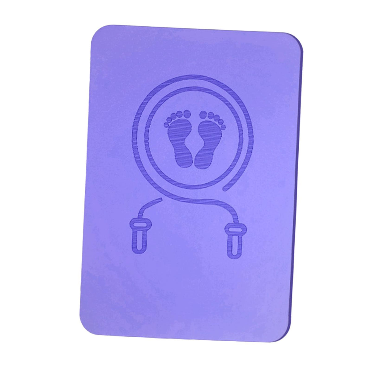 Skipping Rope Pad Cordless Jump Rope Mat Workout Mat Fitness Cushion Purple