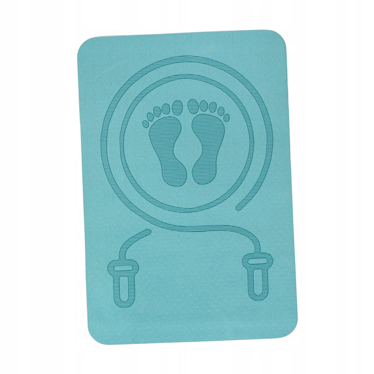 Skipping Rope Pad Non Slip Cushion Exercise Mat Jump Rope Pad Shock Blue
