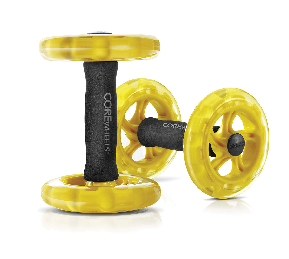 Sklz exercise wheel yellow one size Implus Sports 0665